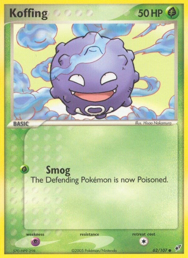 Image for Koffing (62/107) [Deoxys] - Pokemon