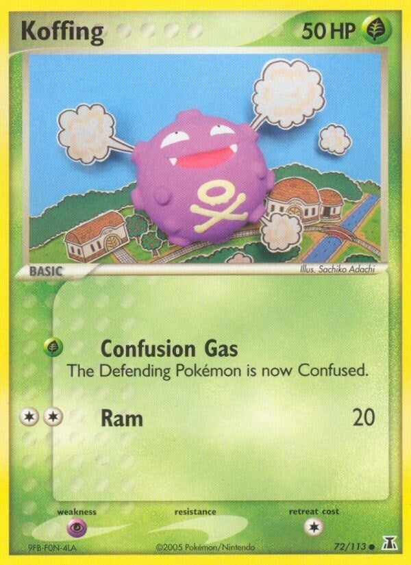 Image for Koffing (72/113) [Delta Species] - Pokemon