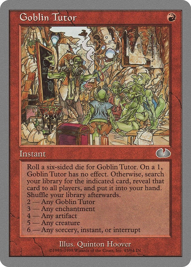 Image for Goblin Tutor (45) [Unglued] - Magic: The Gathering
