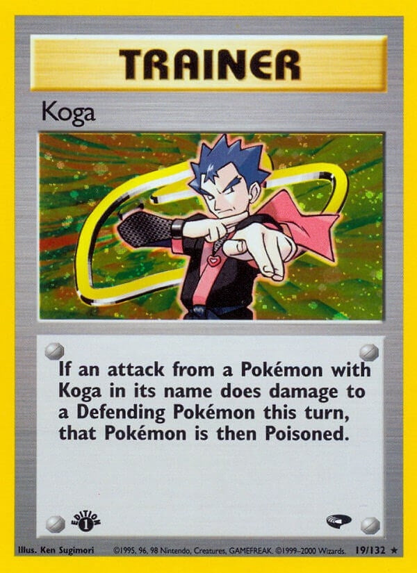 Image for Koga (19) (019/132) [Gym Challenge] - Pokemon