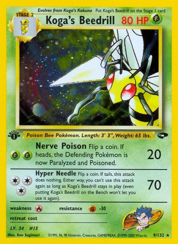 Image for Koga's Beedrill (009/132) [Gym Challenge] - Pokemon