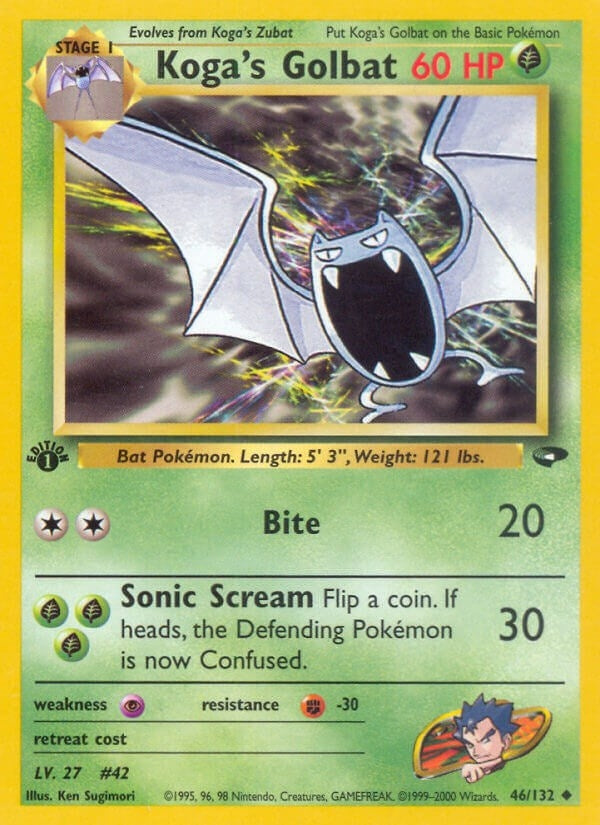 Image for Koga's Golbat (046/132) [Gym Challenge] - Pokemon