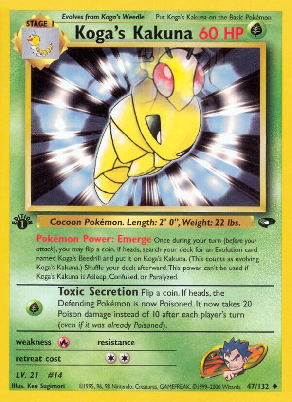 Image for Koga's Kakuna (047/132) [Gym Challenge] - Pokemon