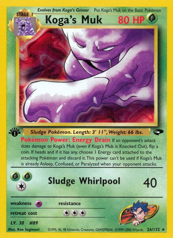 Image for Koga's Muk (026/132) [Gym Challenge] - Pokemon