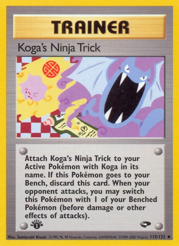 Image for Koga's Ninja Trick (115/132) [Gym Challenge] - Pokemon