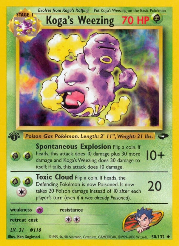 Image for Koga's Weezing (050/132) [Gym Challenge] - Pokemon