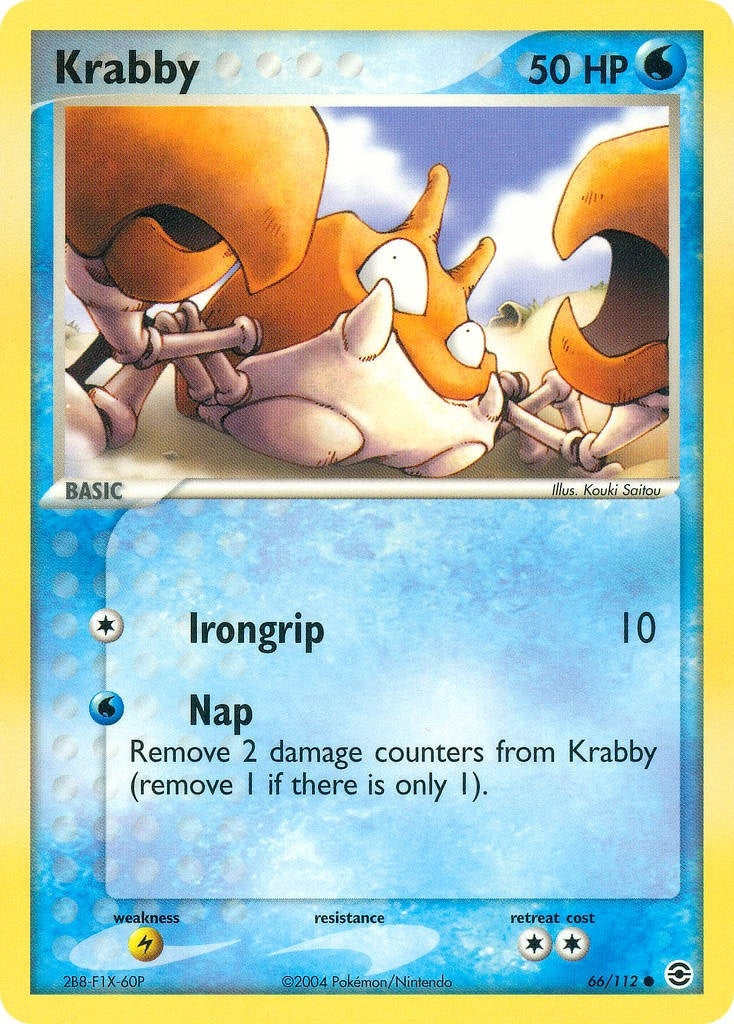 Image for Krabby (66/112) [FireRed & LeafGreen] - Pokemon