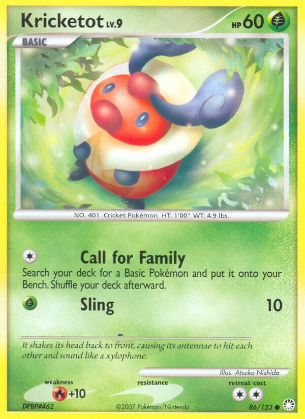 Image for Kricketot (86/123) [Mysterious Treasures] - Pokemon