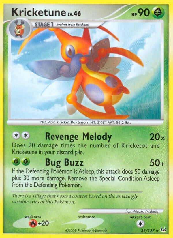 Image for Kricketune (32/127) [Platinum] - Pokemon