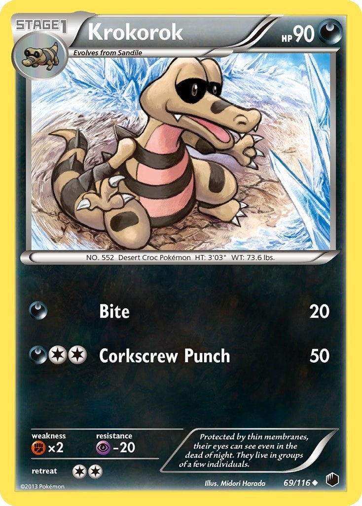 Image for Krokorok (69/116) [Plasma Freeze] - Pokemon