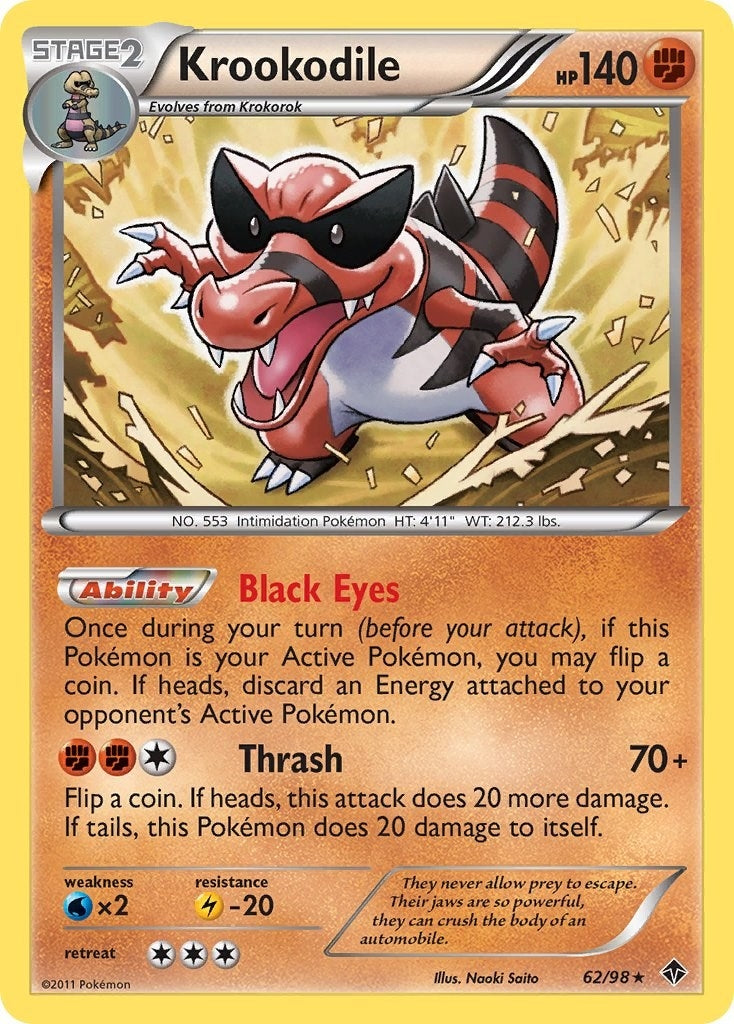 Image for Krookodile (62/98) [Emerging Powers] - Pokemon