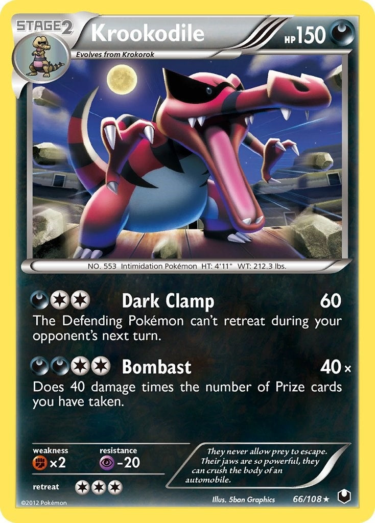 Image for Krookodile (66/108) [Dark Explorers] - Pokemon