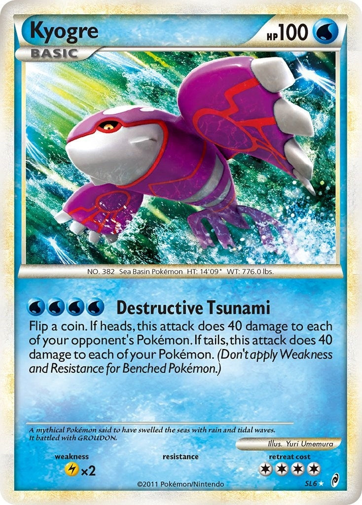 Image for Kyogre (Shiny) (SL6) [Call of Legends] - Pokemon