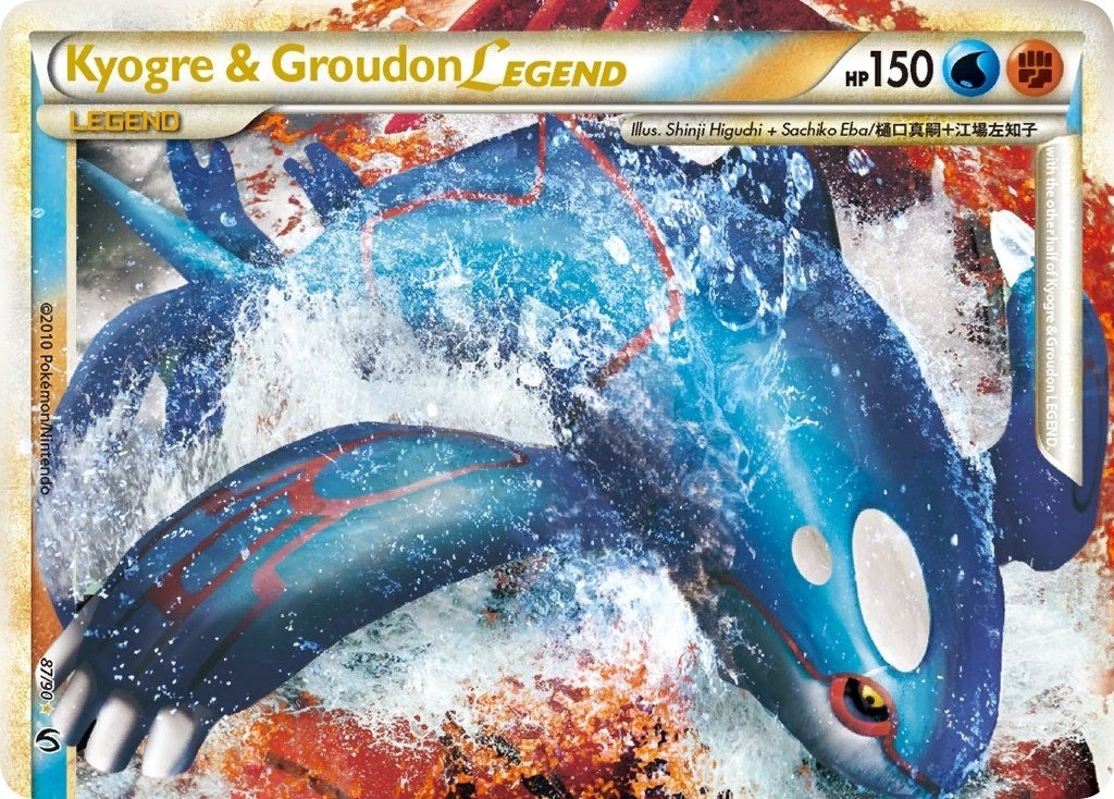 Image for Kyogre & Groudon Legend (Top) (87/90) [Undaunted] - Pokemon