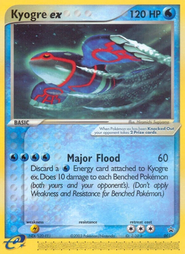 Image for Kyogre ex - 001 (Nintendo Power Magazine) (001) [Nintendo Promos] - Pokemon
