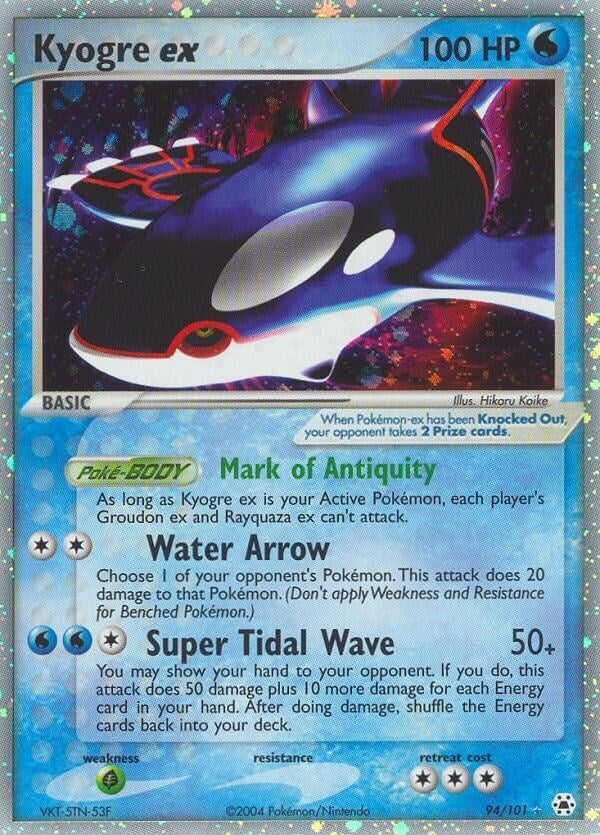 Image for Kyogre ex (94/101) [Hidden Legends] - Pokemon