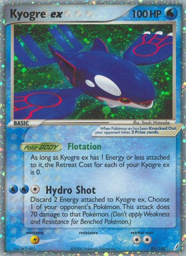 Image for Kyogre ex (95/100) [Crystal Guardians] - Pokemon