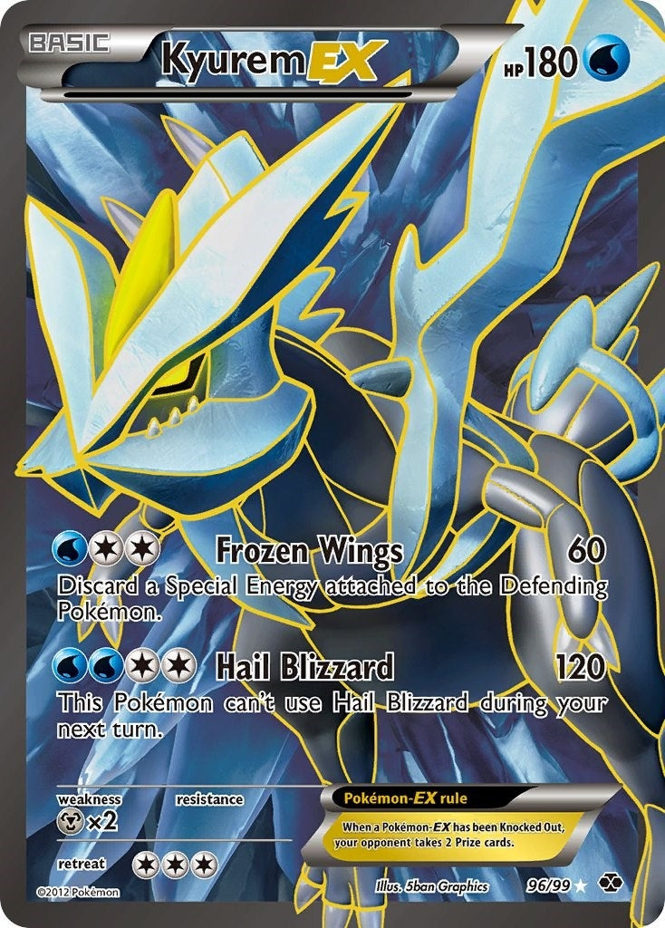 Image for Kyurem EX (96 Full Art) (96/99) [Next Destinies] - Pokemon