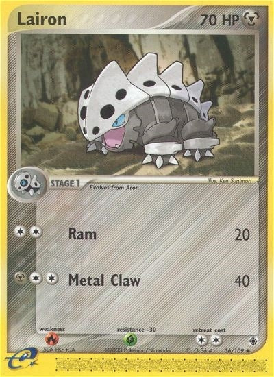 Image for Lairon (36/109) [Ruby and Sapphire] - Pokemon
