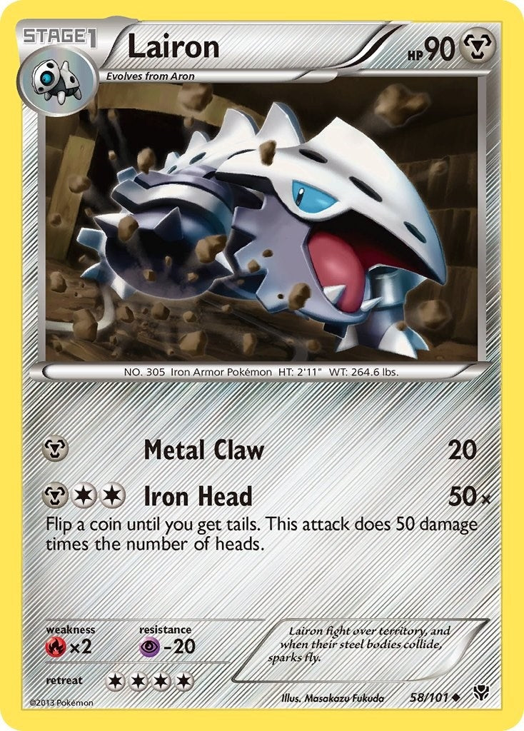 Image for Lairon (58/101) [Plasma Blast] - Pokemon