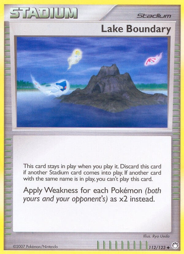 Image for Lake Boundary (112/123) [Mysterious Treasures] - Pokemon