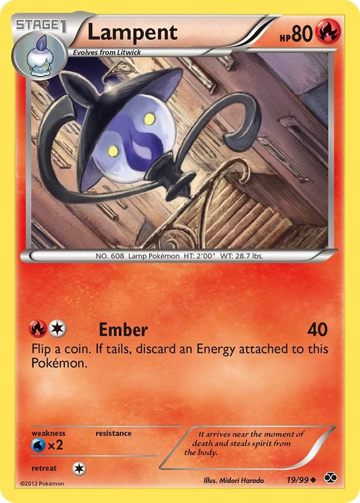 Image for Lampent (19/99) [Next Destinies] - Pokemon