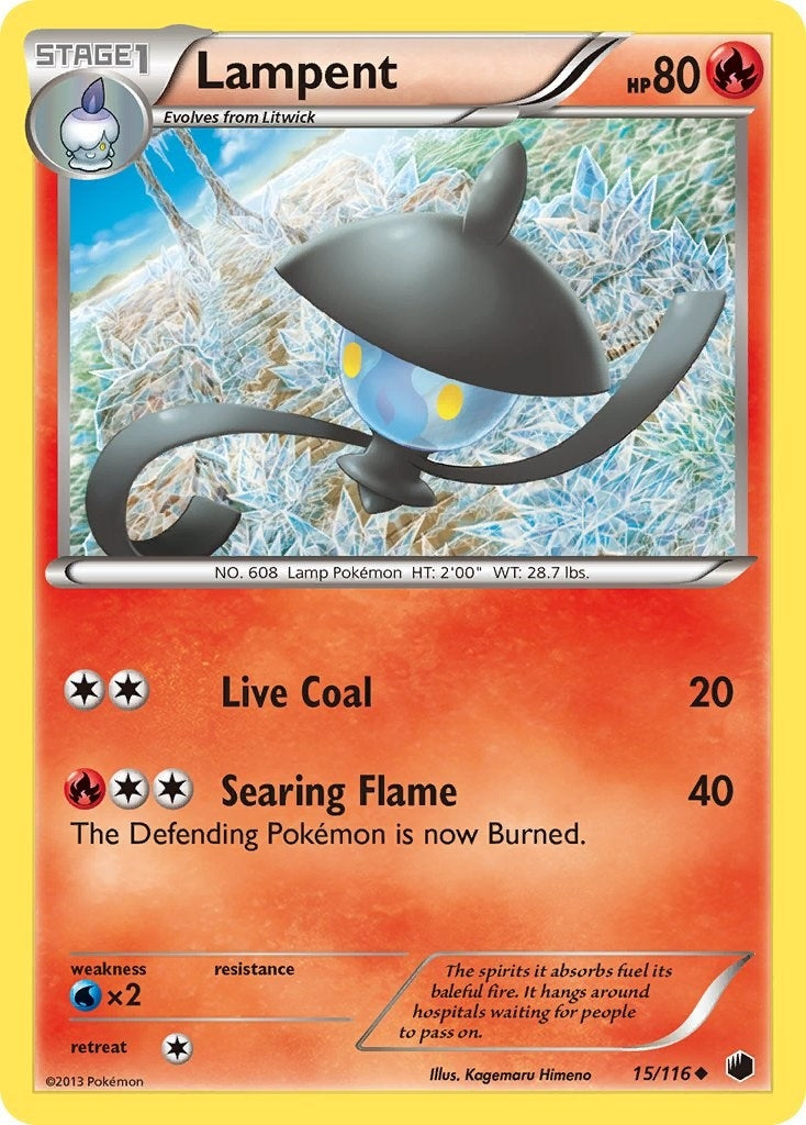 Image for Lampent (15/116) [Plasma Freeze] - Pokemon