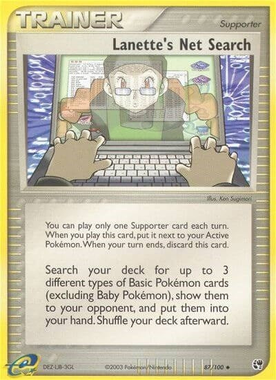 Image for Lanette's Net Search (87/100) [Sandstorm] - Pokemon