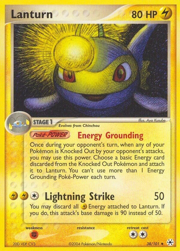 Image for Lanturn (38/101) [Hidden Legends] - Pokemon