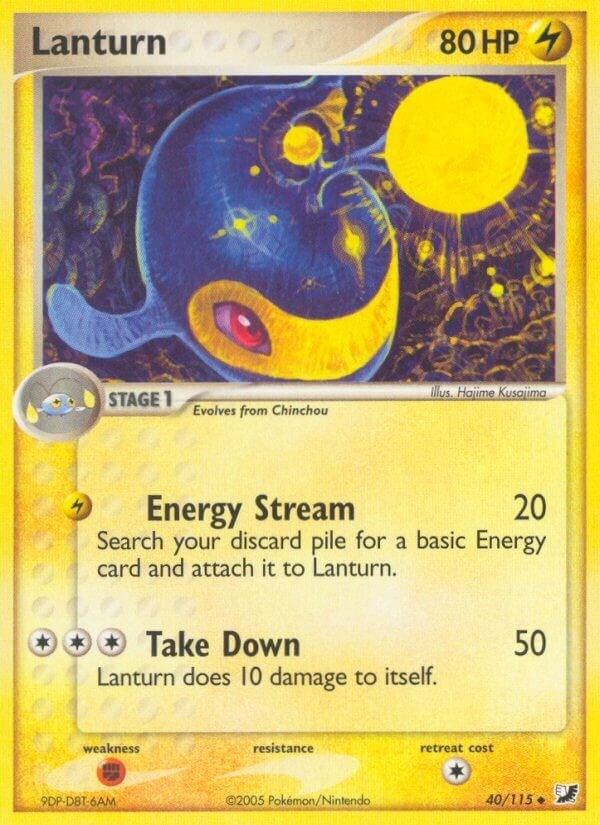 Image for Lanturn (40/115) [Unseen Forces] - Pokemon