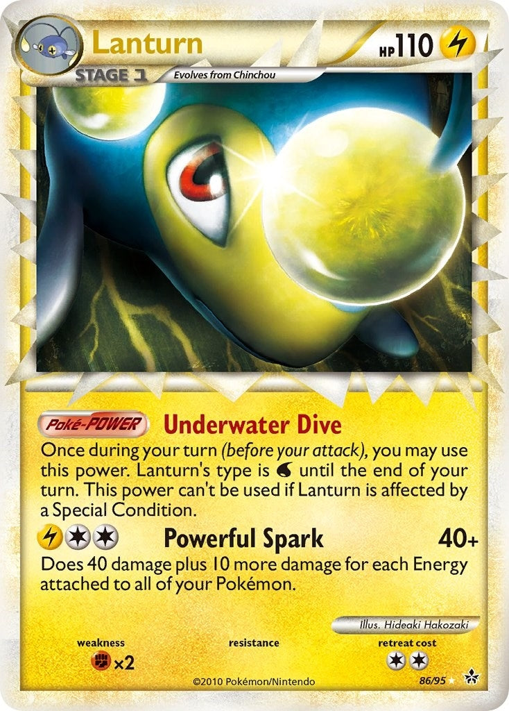 Image for Lanturn (Prime) (86/95) [Unleashed] - Pokemon