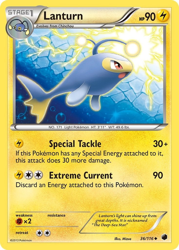 Image for Lanturn (36/116) [Plasma Freeze] - Pokemon