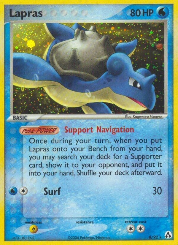 Image for Lapras (8/92) [Legend Maker] - Pokemon