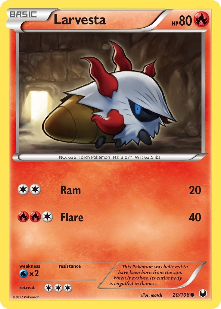 Image for Larvesta (20) (20/108) [Dark Explorers] - Pokemon