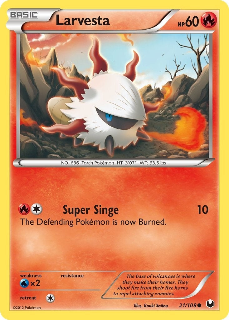 Image for Larvesta (21) (21/108) [Dark Explorers] - Pokemon