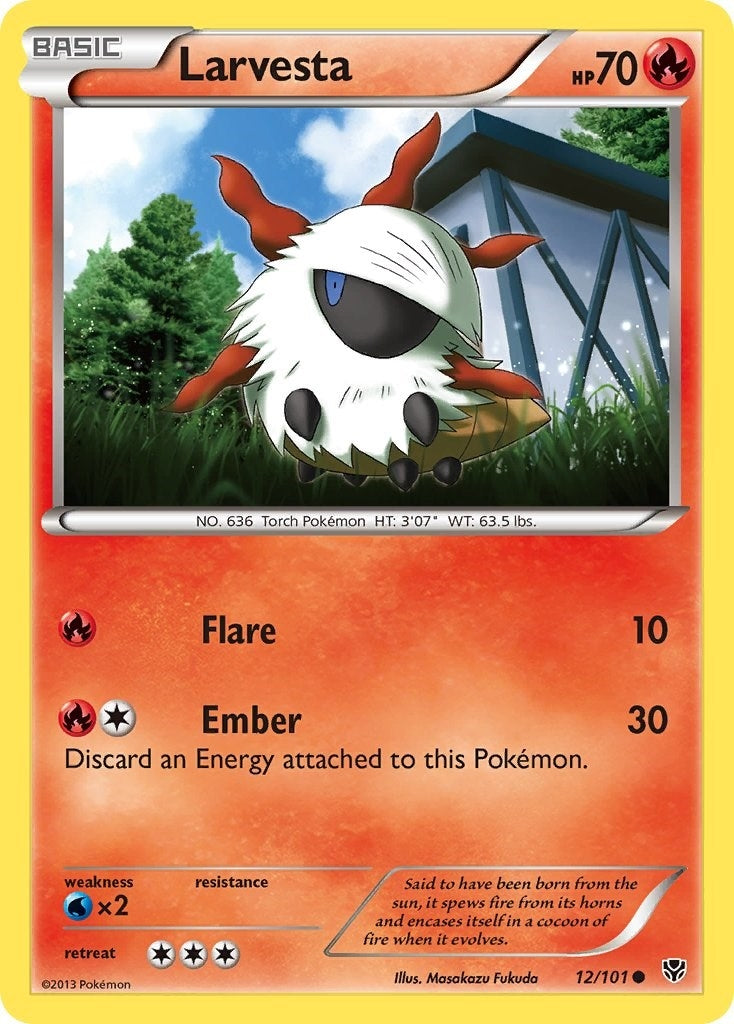 Image for Larvesta (12/101) [Plasma Blast] - Pokemon