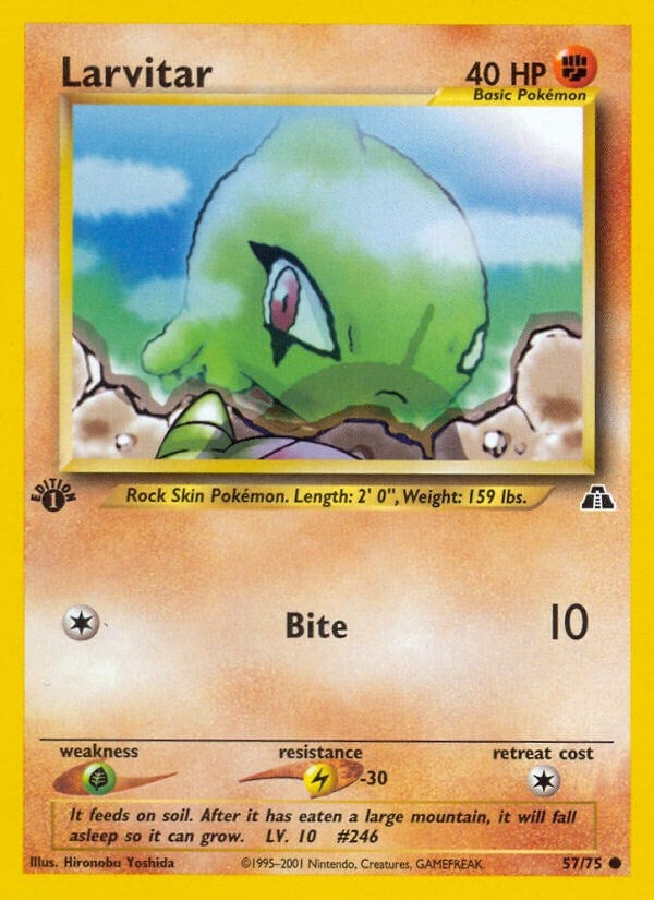 Image for Larvitar (57/75) [Neo Discovery] - Pokemon