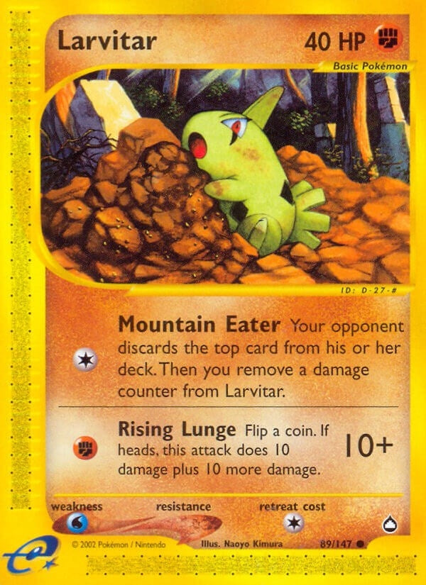 Image for Larvitar (089/147) [Aquapolis] - Pokemon