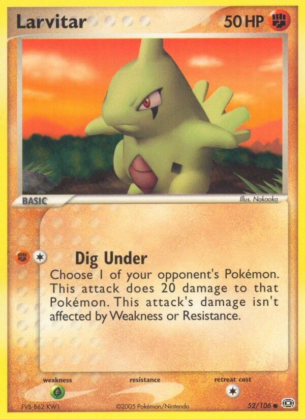 Image for Larvitar (52/106) [Emerald] - Pokemon