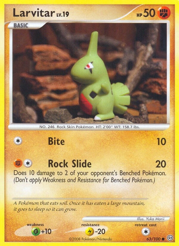 Image for Larvitar (63/100) [Stormfront] - Pokemon