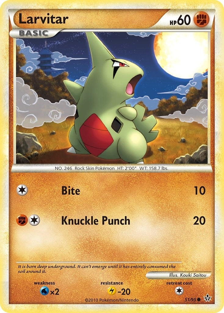 Image for Larvitar (51) (51/95) [Unleashed] - Pokemon