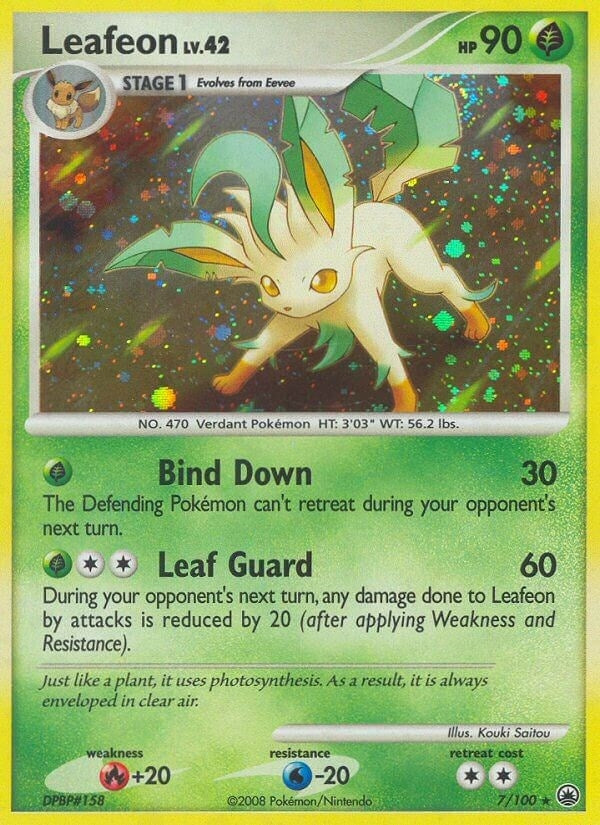 Image for Leafeon (7) (7/100) [Majestic Dawn] - Pokemon