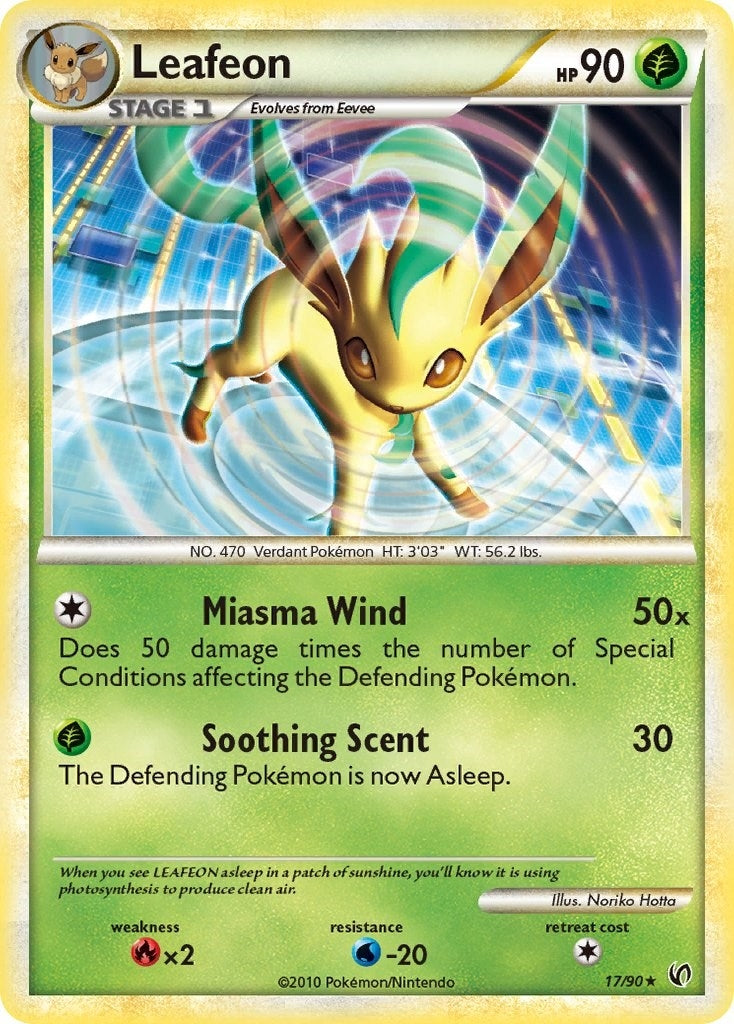 Image for Leafeon (17/90) [Undaunted] - Pokemon