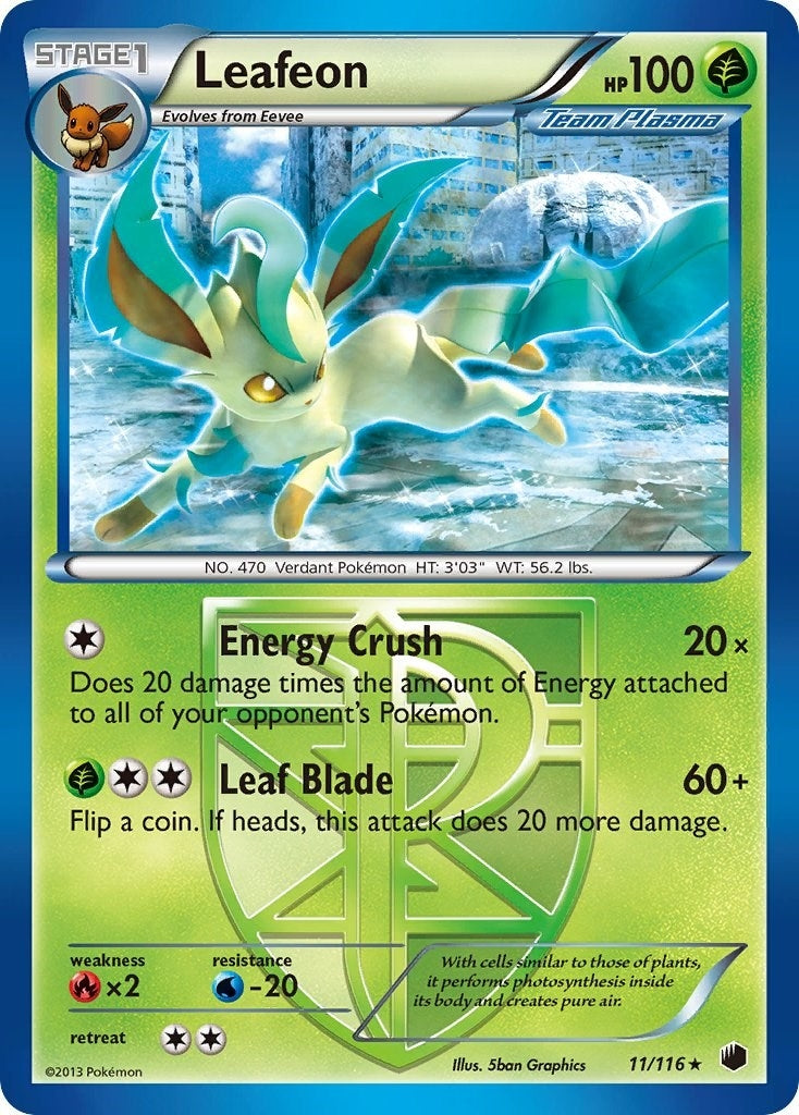 Image for Leafeon (Team Plasma) (11/116) [Plasma Freeze] - Pokemon