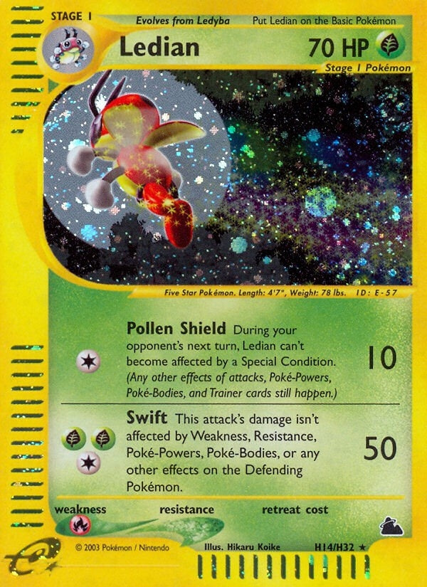 Image for Ledian (H14) (H14/H32) [Skyridge] - Pokemon