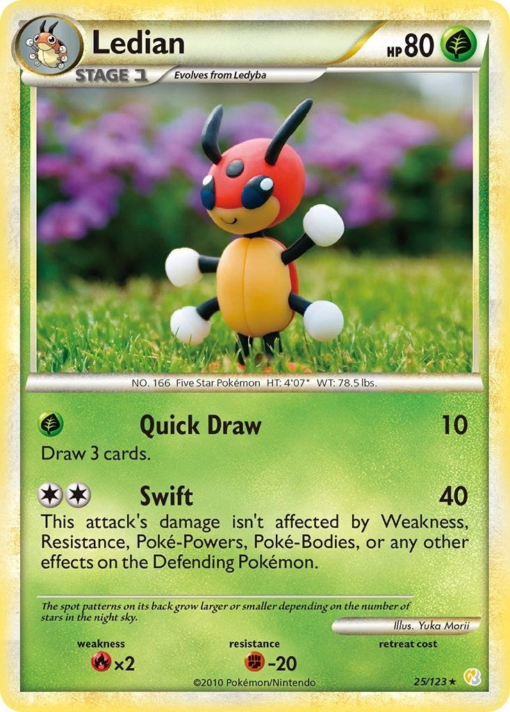 Image for Ledian (25/123) [HeartGold SoulSilver] - Pokemon