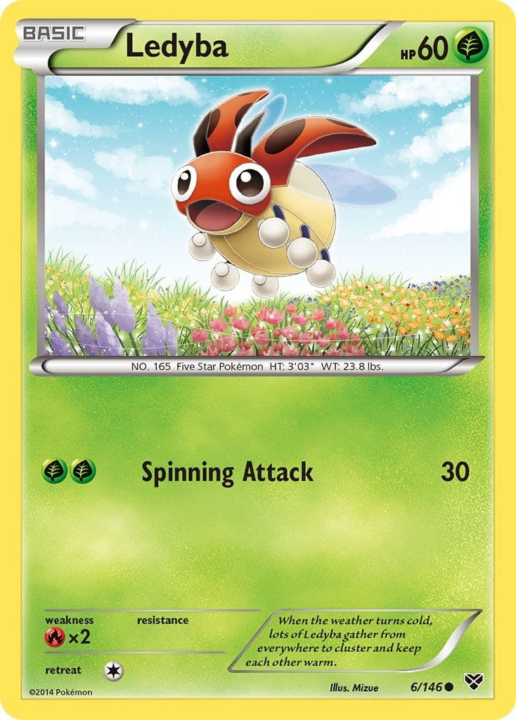 Image for Ledyba (6/146) [XY Base Set] - Pokemon