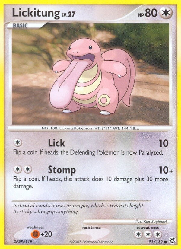 Image for Lickitung (91/132) [Secret Wonders] - Pokemon