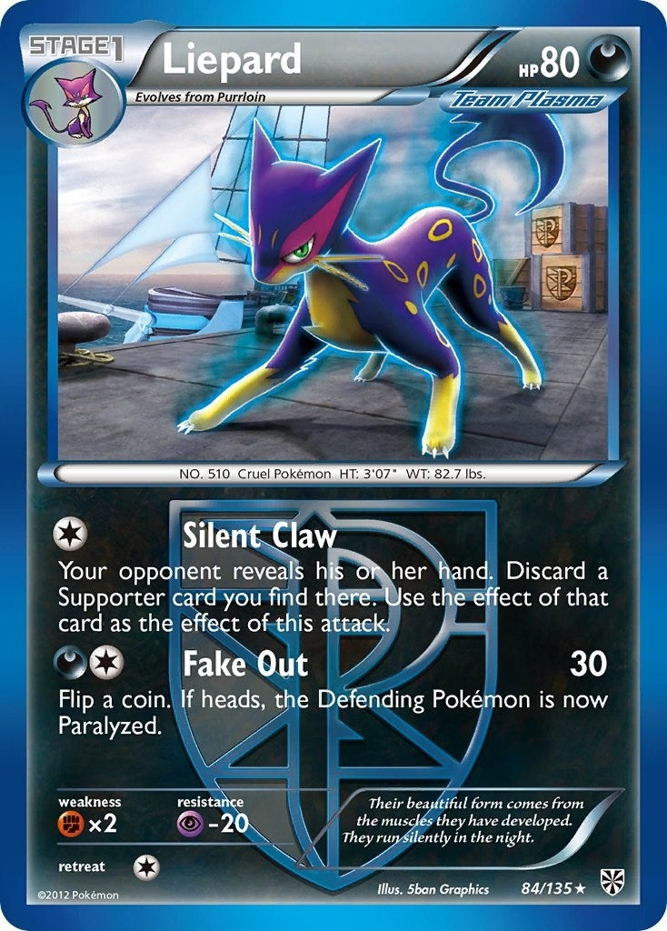 Image for Liepard (Team Plasma) (84/135) [Plasma Storm] - Pokemon
