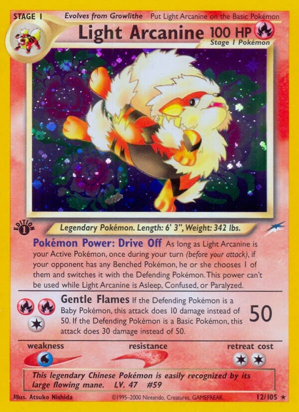 Image for Light Arcanine (012/105) [Neo Destiny] - Pokemon